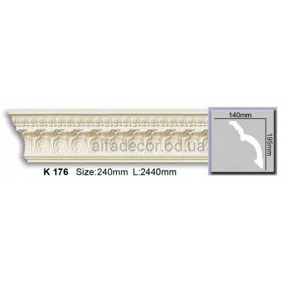 Карниз (2.44м) Harmony Decor K 176 купити в Одесі