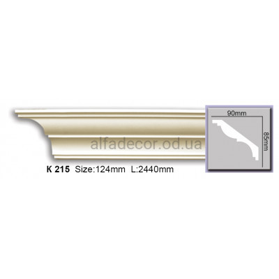 Карниз гибкий (2.44м) Harmony Decor K 215 купить в Одессе