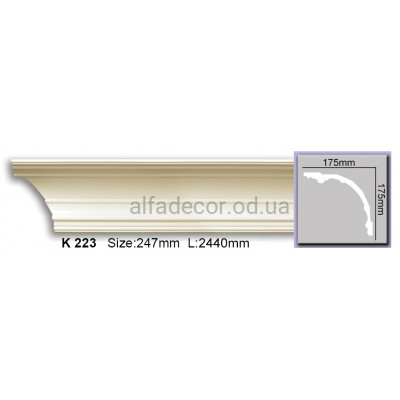 Карниз (2.44м) Harmony Decor K 223 купити в Одесі