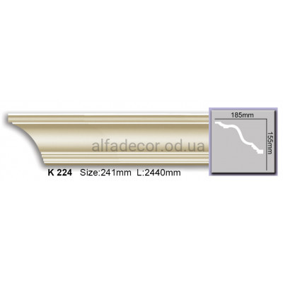 Карниз (2.44м) Harmony Decor K 224 купить в Одессе