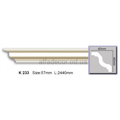 Карниз (2.44м) Harmony Decor K 233 купить в Одессе
