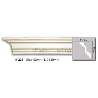 Карниз (2.44м) Harmony Decor K 238 купити в Одесі