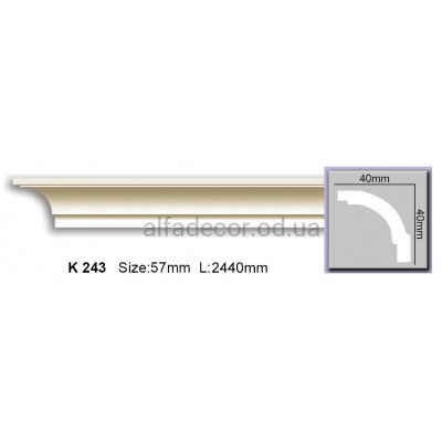 Карниз (2.44м) Harmony Decor K 243 купить в Одессе