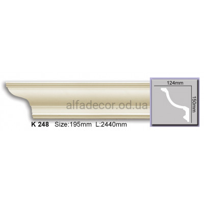 Карниз (2.44м) Harmony Decor K 248 купити в Одесі
