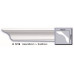 Карниз полиуретановый гладкий (2.44м) Harmony Decor K 1219 купить в Одессе