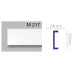 Молдинг(плинтус) полиуретановый гладкий (2.44м) Harmony Decor M 217 купить в Одессе