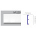 Молдинг(плинтус) полиуретановый гибкий (2.44м) Harmony Decor M 225 Flexi купить в Одессе