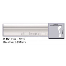 Молдинг поліуретановий гнучкий (2.44м) Harmony Decor M 1124 Flexi