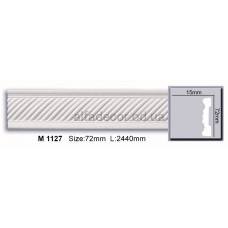 Молдинг полиуретановый (2.44м) Harmony Decor M 1127