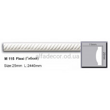 Молдинг полиуретановый гибкий (2.44м) Harmony Decor M 115 Flexi