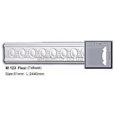 Молдинг полиуретановый гибкий (2.44м) Harmony Decor M 123 Flexi