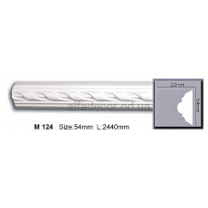 Молдинг полиуретановый (2.44м) Harmony Decor M 124