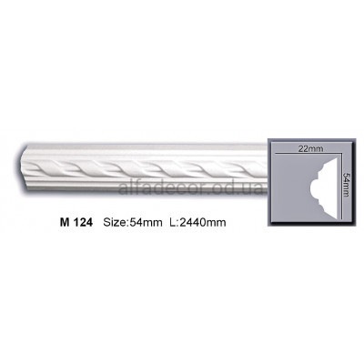 Молдинг полиуретановый (2.44м) Harmony Decor M 124 купить в Одессе