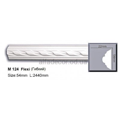 Молдинг полиуретановый гибкий (2.44м) Harmony Decor M 124 Flexi купить в Одессе