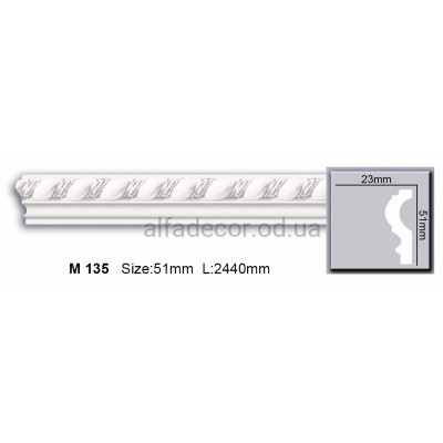 Молдинг полиуретановый (2.44м) Harmony Decor M 135 купить в Одессе