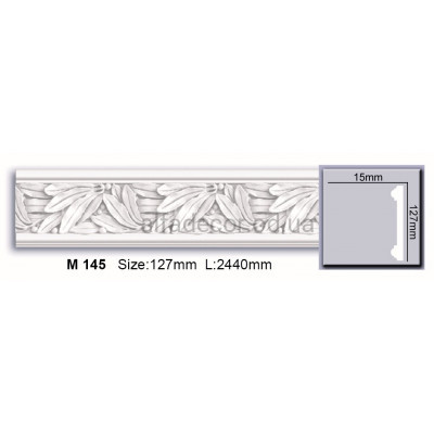 Молдинг поліуретановий (2.44м) Harmony Decor M 145 купити в Одесі