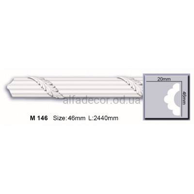 Молдинг полиуретановый (2.44м) Harmony Decor M 146 купить в Одессе