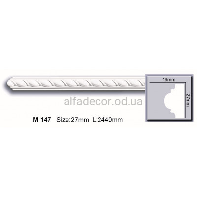 Молдинг полиуретановый (2.44м) Harmony Decor M 147 купить в Одессе