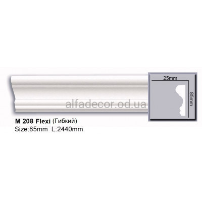 Молдинг полиуретановый гибкий (2.44м) Harmony Decor M 208 Flexi купить в Одессе