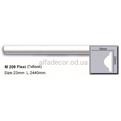 Молдинг полиуретановый гибкий (2.44м) Harmony Decor M 209 Flexi купить в Одессе