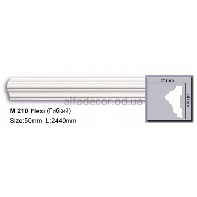 Молдинг полиуретановый гибкий (2.44м) Harmony Decor M 210 Flexi купить в Одессе