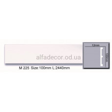 Молдинг(плинтус) поліуретановий (2.44м) Harmony Decor M 225