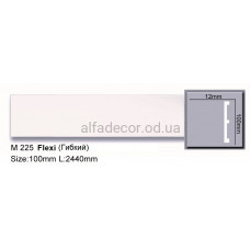 Молдинг(плінтус) поліуретановий гнучкий (2.44м) Harmony Decor M 225 Flexi