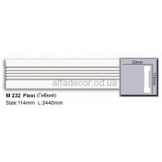Молдинг полиуретановый гибкий (2.44м) Harmony Decor M 232 Flexi