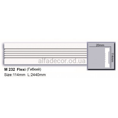 Молдинг полиуретановый гибкий (2.44м) Harmony Decor M 232 Flexi купить в Одессе
