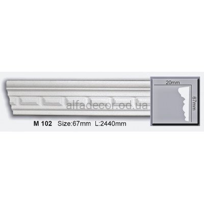 Молдинг полиуретановый (2.44м) Harmony Decor M 102 купить в Одессе