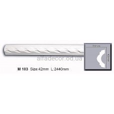Молдинг поліуретановий (2.44м) Harmony Decor M 103