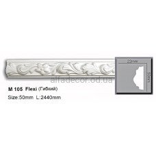 Молдинг поліуретановий гнучкий (2.44м) Harmony Decor M 105 Flexi