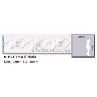 Молдинг поліуретановий гнучкий (2.44м) Harmony Decor M 1121 Flexi купити в Одесі