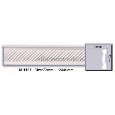 Молдинг полиуретановый (2.44м) Harmony Decor M 1127 купить в Одессе
