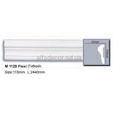 Молдинг поліуретановий гнучкий (2.44м) Harmony Decor M 1129 Flexi