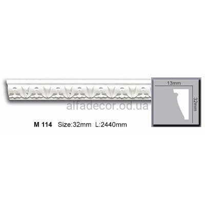 Молдинг полиуретановый (2.44м) Harmony Decor M 114 купить в Одессе
