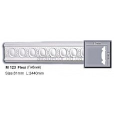 Молдинг поліуретановий гнучкий (2.44м) Harmony Decor M 123 Flexi