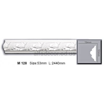 Молдинг полиуретановый (2.44м) Harmony Decor M 128 купить в Одессе