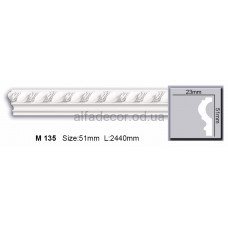 Молдинг поліуретановий (2.44м) Harmony Decor M 135