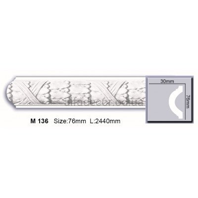 Молдинг полиуретановый (2.44м) Harmony Decor M 136 купить в Одессе