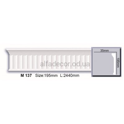 Молдинг полиуретановый (2.44м) Harmony Decor M 137 купить в Одессе