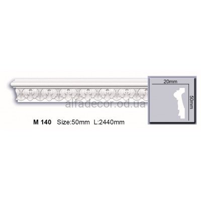 Молдинг полиуретановый (2.44м) Harmony Decor M 140 купить в Одессе