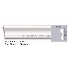 Молдинг поліуретановий гнучкий (2.44м) Harmony Decor M 208 Flexi