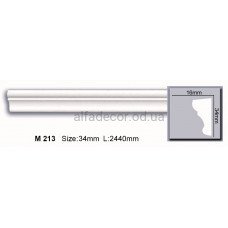 Молдинг поліуретановий гладкий (2.44м) Harmony Decor M 213