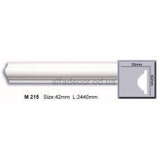 Молдинг поліуретановий гладкий (2.44м) Harmony Decor M 215