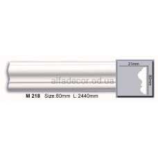 Молдинг поліуретановий гладкий (2.44м) Harmony Decor M 218
