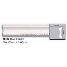 Молдинг поліуретановий гнучкий (2.44м) Harmony Decor M 222 Flexi