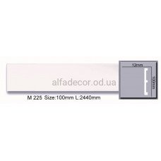 Молдинг(плинтус) поліуретановий (2.44м) Harmony Decor M 225