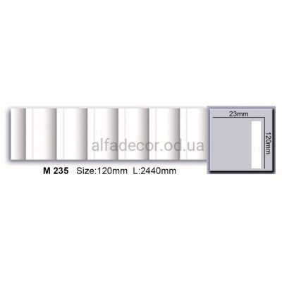 Молдинг полиуретановый (2.44м) Harmony Decor M 235 купить в Одессе