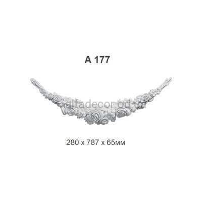 Орнамент поліуретановий Harmony Decor A 177 купити в Одесі